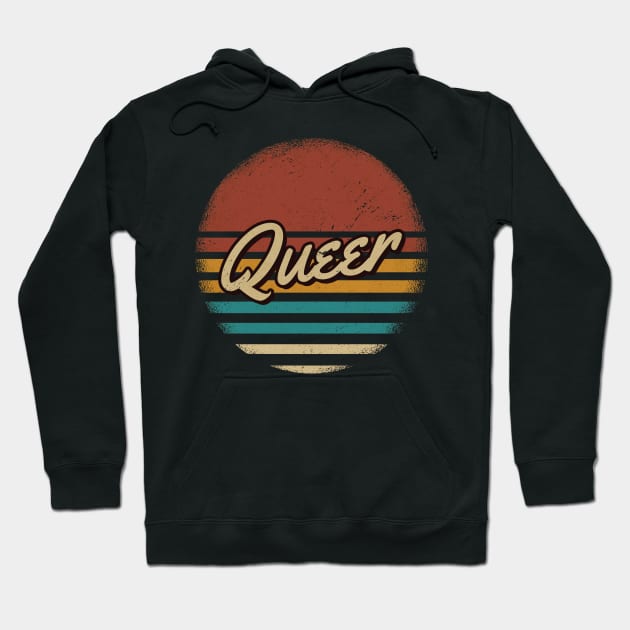 Queer Retro Style Hoodie by JamexAlisa